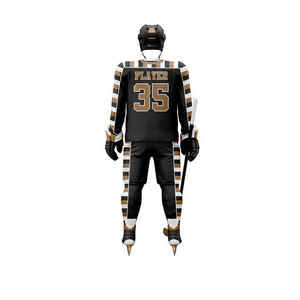 Nouvel uniforme de hockey sur glace à prix avantageux, 100% polyester, écologique, respirant, séchage rapide, imprimé par sublimation - Product Image 2