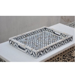 2025 Madre de perla con incrustaciones Bakhoor MOP Bandeja Medkhan Resina de faizacraft - Product Image 1