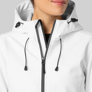 Fashionable Comfortable Breathable Knitted <b>Women</b> Outdoor <b>Jacket</b> Satin Polyester - Product Image 4