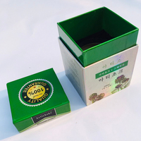 Boîte à sachets de thé en papier d'art personnalisée par le fabricant, avec lamination brillante UV, estampage et gaufrage, recyclable, marque DT, personnalisable
