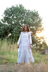 ชุดเดรสออกงานคุณภาพสูงใหม่ชุดเดรสผ้าไหมอิสลามสไตล์โมรอคโค่คาฟตันสำหรับผู้หญิง - Product Image 4