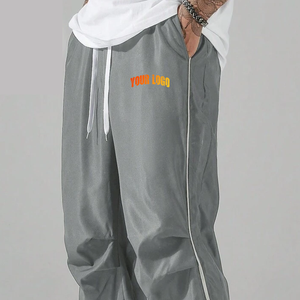 กางเกงวอร์มซักได้แบบลำลองน้ำหนักเบาระบายอากาศได้ดีเป็นมิตรกับสิ่งแวดล้อมกลางแจ้งวิ่งออกกำลังกายโลโก้ออกแบบได้ตามที่ต้องการ - Product Image 4