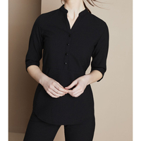 Logo personnalisé Massage thaïlandais femmes tunique SPA uniformes ensembles coton esthéticienne travail porter uniforme costume pour salon de beauté Spa pour les filles