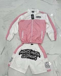 Vente en gros de survêtements respirants à fermeture éclair personnalisés ensemble coupe-vent en nylon pour hommes ensemble de survêtements pour hommes survêtements fabricant Service OEM - Product Image 5