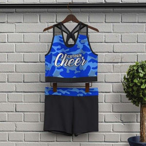 Tenue de cheerleading sur mesure, tenue athlétique, uniforme de cheerleading, coupe confortable, vêtements de performance - Product Image 4