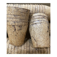 Pot de coco en fibre de coco Pot de plante en fibre de coco jardinière de pépinière en fibre naturelle comprimée pour le jardinage et la plantation