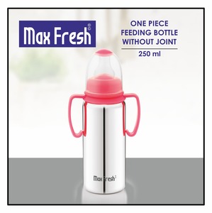 ขวดป้อนนมสำหรับเด็กทารก Maxfresh 304ทำจากสเตนเลสขวดมีหูจับ - Product Image 3