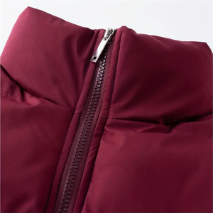 Chaleco sin Mangas Ligero y Cálido al Mejor Precio al por Mayor, Talla Grande, para Hombre, de Invierno, de Algodón y Lona, con Cuello Alto, Resistente al Viento - Product Image 5