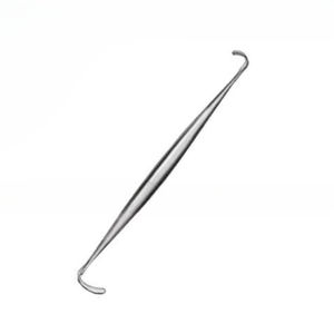 เครื่องมือถ่างผิวหนังแบบสองด้าน Ragnell-Davis Hooklet Retractor ขนาด 14 ซม. ทำจากเหล็กกล้าไร้สนิม สำหรับศัลยกรรมพลาสติก หู คอ จมูก และศัลยกรรมทั่วไป - Product Image 6