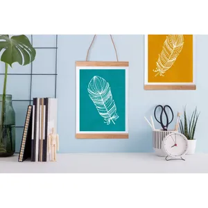 Sustainable Metal <b>Frame</b> Bamboo Hangoo Merchandising Display - Product Image 2