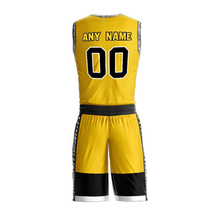 Custom Men's Basketball Uniform High Quality 100% <b>Polyester</b> Quick Dry Breathable Custom Colors/Logo Plus Size Options OEM - Product Image 4