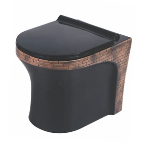 Retro In Đen Vuông Gốm <span class=keywords><strong>ewc</strong></span> Nhà Vệ Sinh Châu Âu Tủ Quần Áo Nước Commode Thiết Bị Vệ Sinh Thiết Lậ<span class=keywords><strong>p</strong></span> - Product Image 2