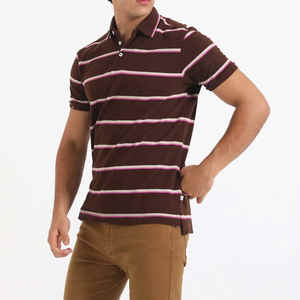 Polo d'affaires pour homme 100% coton Motif solide Tissu personnalisé imprimé pour l'été Style décontracté grande taille Fabriqué au Pakistan - Product Image 3