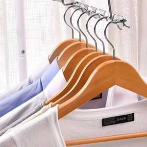 LUXURY STYLE WOOD <b>HANGER</b> Handcrafted for Wardrobe Bathroom Living Room Decor - Product Image 1