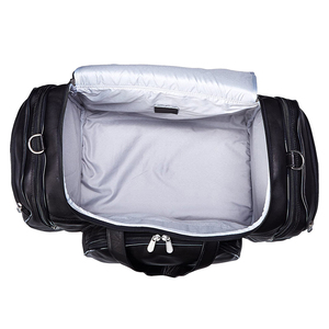 High Quality New Arrival Wholesale Custom Logo Overnight Weekend Sports Gym <b>Bag</b> Waterproof <b>Carry</b> <b>on</b> Genuine Leather Duffel <b>Bags</b> - Product Image 3