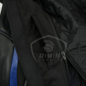 Veste de moto d'hiver coupe-vent en cuir véritable avec logo personnalisé, best-seller, prix de gros raisonnable - Product Image 6