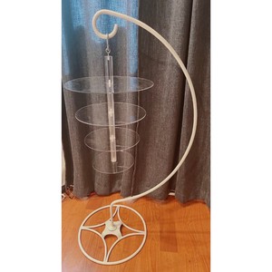 Lujoso soporte para pasteles colgantes de metal y vidrio bellamente elaborado de la India Producto al por mayor y proveedor - Product Image 2