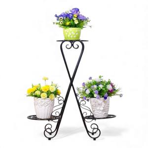 Soporte Minimalista para Plantas de Metal, Base Redonda de 4 Niveles, Soporte para Macetas de Interior, Exhibidor de Plantas Decorativo Moderno - Product Image 4