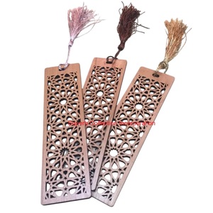 Elegant Black Laser Cut Acrylic Bookmark With Tassel Intricate Geometric Hollow Design Unique Gift For <b>Book</b> Lovers And Students - Product Image 6