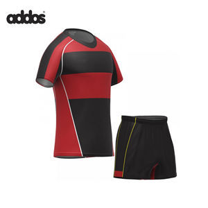 Uniforme de Rugby de Gran Venta, Colores Personalizados, Diseño Popular con Camisas de Manga Corta, Pantalones Cortos, Jerseys Transpirables - Product Image 1
