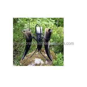 Taza Vikinga de Cuerno Natural Hecha a Mano de Primera Calidad, con Atractivo Diseño Animal Tallado, Artesanía Ecológica Personalizada - Product Image 1