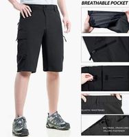 Shorts de cyclisme pour hommes, taille plus, pour adultes, VTT, avec rembourrage, doublure réversible, séchage rapide, respirant, coupe-vent
