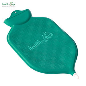 HealthAndYoga NaturoFlo Rubber Enema Bag Kit Green Grade Bag with <b>Hose</b> Clamp Nozzles Doubles as Hot Water Bottle - Product Image 5
