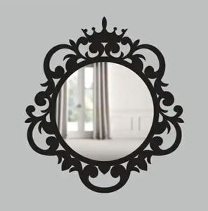 Miroir décoratif pour la maison, l'hôtel, le salon, décoration en fer, ovale bon marché, MDF, métal, mural, finition dorée, ovale mural - Product Image 5