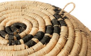 These are handwoven decorative baskets made from natural materials such as <b>grass</b> raffia or straw - Product Image 5