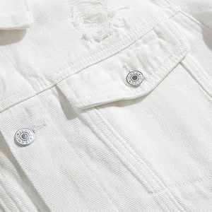 Chaqueta Vaquera de Mezclilla para Hombre, Estilo Urbano, Diseño Único y Personalizado, al Mejor Precio, Corte Regular, para Invierno - Product Image 4