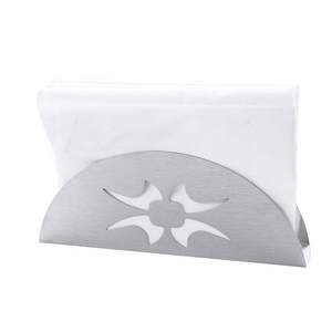 Servilletero de Metal perforado de níquel antiguo de alta calidad Soporte de tejido único para vajilla y vajilla desechable - Product Image 1