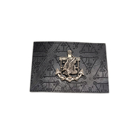 Logo personnalisé Jeans Étiquettes Vêtements Chapeaux Pu Avec Métal Denim En Cuir Étiquette Patch En Cuir Patch pour Pantalon