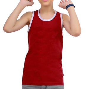 Wholesale Casual Wear Tank Top High Quality Custom Cotton Sleeveless Sweat <b>Vest</b> Boys Tank Top for Kids - Product Image 1