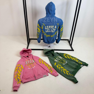 Best Custom Logo Embroidered Worsted Cotton Acid Wash Breathable Screen Printed <b>Hoodies</b> Streetwear OEM Service - Product Image 3