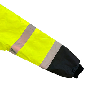 Detachable Hood Waterproof Safety <b>Jacket</b> Reflective Soft Shell Hivis Safety <b>Jacket</b> With Multifunctional Pockets - Product Image 3