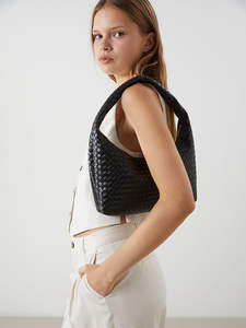 Luxury <b>Women's</b> Waterproof PU Leather Tote <b>Bags</b> with Zipper Closure Shoulder Strap up to 1L Capacity-Outdoor Designer Handbags - Product Image 2