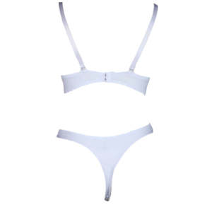 Conjunto de sujetador y bragas de espuma para mujer - Blanco - Product Image 2