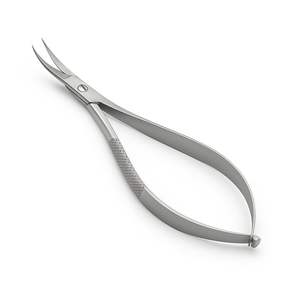 Tijeras Quirúrgicas Manuales de Acero Inoxidable con Mango de Resorte y Puntas Curvas para Uso en Cirugía General - Product Image 3