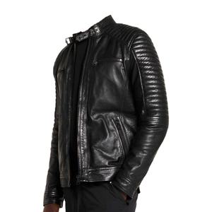 Chaqueta de Motociclista de Piel de Vaca para Hombre, Estilo Urbano, Abrigada, Transpirable y Ecológica para Invierno - Product Image 1