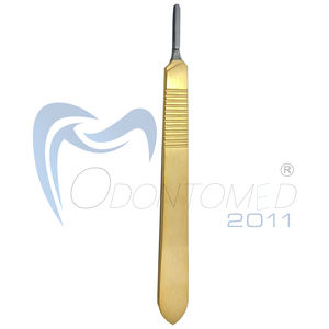 Nuevo mango de calidad superior Surtechs BP Mango de bisturí quirúrgico de acero inoxidable #3 con cuchillas - Product Image 4