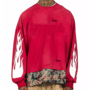 Sudaderas de moda al por mayor Logotipo de diseño impreso personalizado para sudaderas con capucha para hombres sudaderas cómodas transpirables de invierno cálidas para hombres - Product Image 4