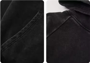 Survêtement léger personnalisable pour homme, style streetwear, imprimé vintage, délavé à l'acide, 100 % coton respirant, à capuche, pour l'hiver - Product Image 3