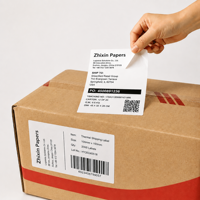 Étiquettes d'expédition thermiques 4x6 pouces pour l'impression de codes-barres et d'adresses de colis d'entrepôt, rouleaux d'autocollants de livraison durables
