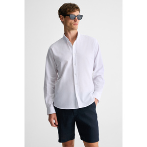 <span class=keywords><strong>Camicia</strong></span> da <span class=keywords><strong>Uomo</strong></span> GRIMELANGE Lasse con Colletto e Polsini, Maniche Lunghe, Vestibilità Regolare, in Misto <span class=keywords><strong>Lino</strong></span> - Product Image 6