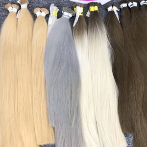 Venta al por mayor VQHAIR Laura pelo liso gran stock alta calidad 100% virgen vietnamita pelo crudo I-Tip máquina de pelo de doble trama - Product Image 1