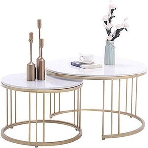 Mesa de centro para exteriores de 21x21 pulgadas de estilo tradicional, plegable, impermeable, tapa de madera, acabado de mármol blanco dorado para uso en la sala de estar - Product Image 1