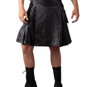 Mens Leather Zip Up <b>Thong</b> Black Faux Leather One Size Fetish Wear - Product Image 4