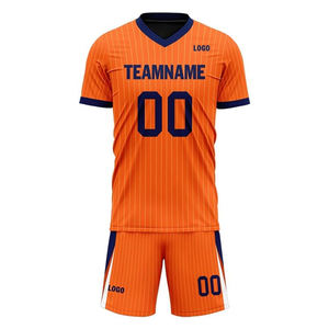 Tenue de football, ensemble de vêtements de sport, maillot de football léger et respirant, shorts pour l'entraînement et les tournois - Product Image 1
