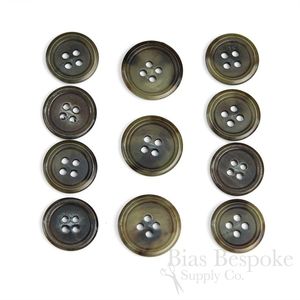 กระดุมเขาควายแท้ 4 รู สำหรับเสื้อเชิ้ตลำลอง สินค้าขายดีจากผู้ผลิตในอินเดีย - Product Image 3