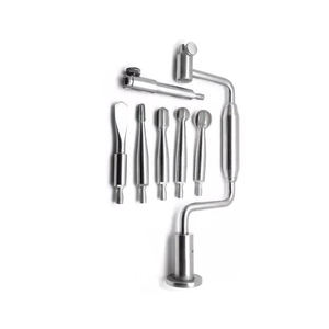 Ensemble de 11 instruments de neurochirurgie manuels Leyla de haute qualité pour la chirurgie crânienne, en acier, certifiés MOL, garantie 1 an - Product Image 4